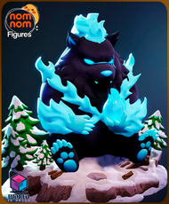 NomNom -Chibi  Shadow Tank from Solo Leveling.