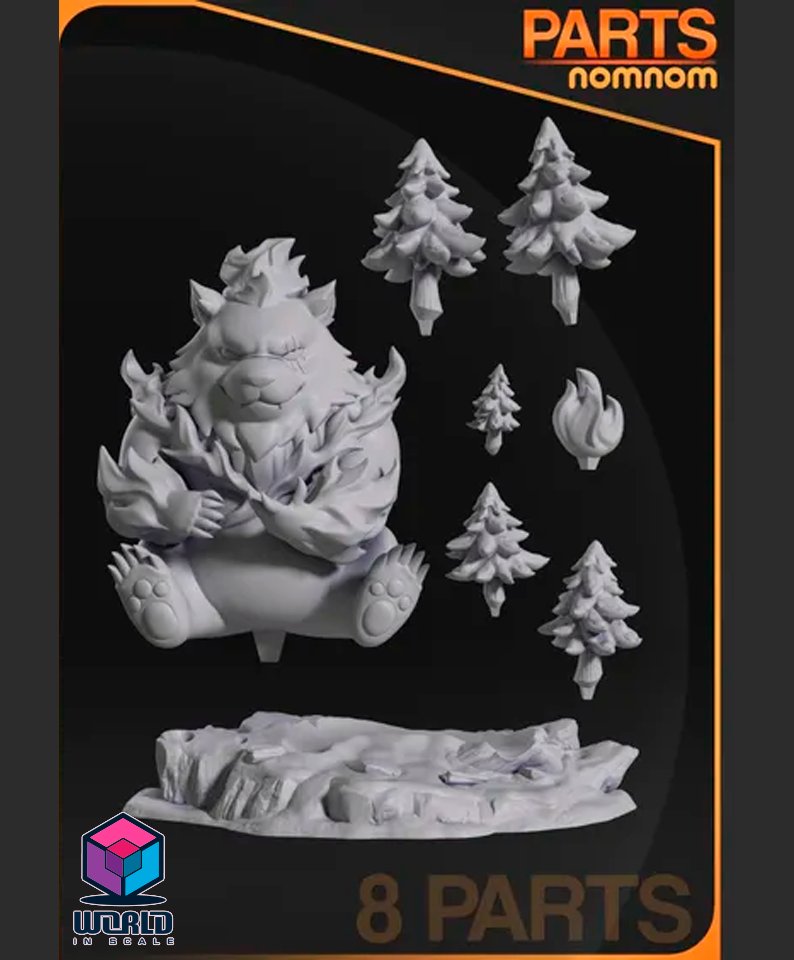 NomNom -Chibi  Shadow Tank from Solo Leveling.