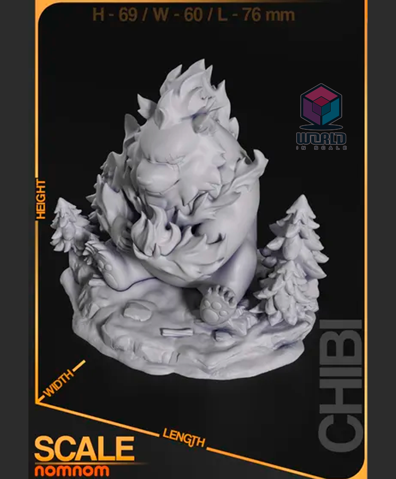 NomNom -Chibi  Shadow Tank from Solo Leveling.