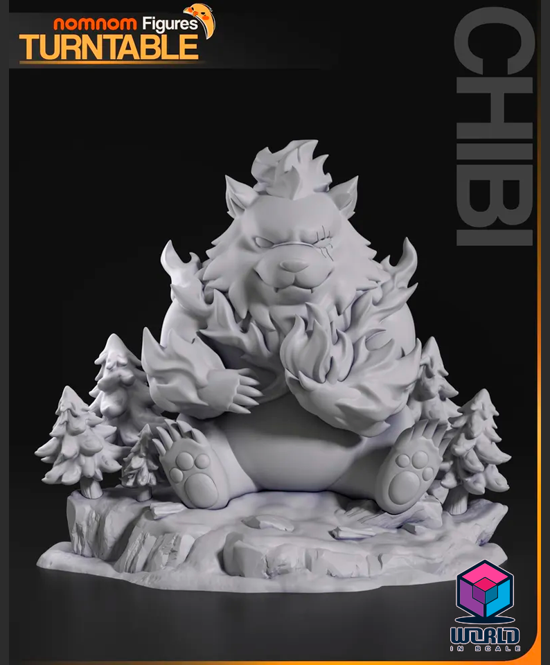 NomNom -Chibi  Shadow Tank from Solo Leveling.