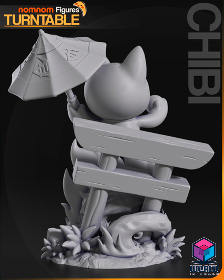 NomNom -Chibi Turbo Granny Cat from Dandadan