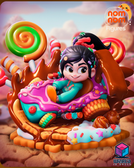 NomNom - Chibi Vanellope - Wreck it Ralph.