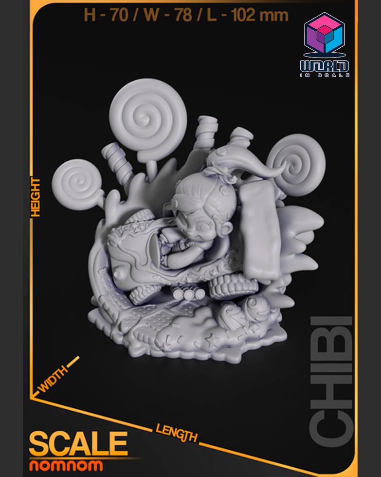 NomNom - Chibi Vanellope - Wreck it Ralph.