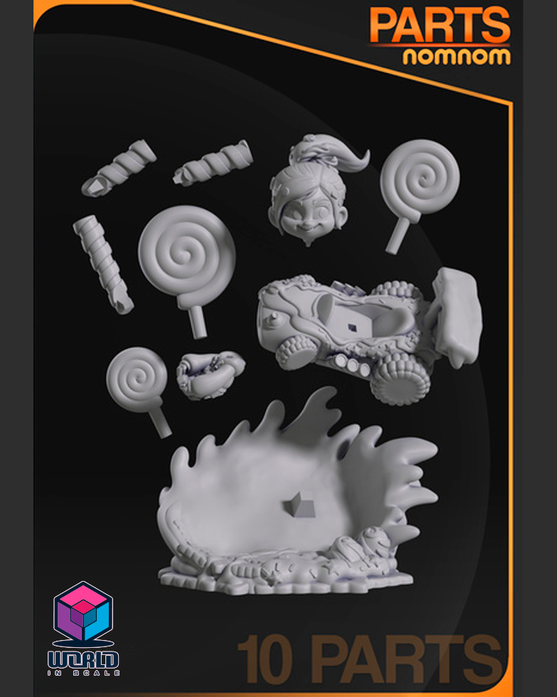 NomNom - Chibi Vanellope - Wreck it Ralph.