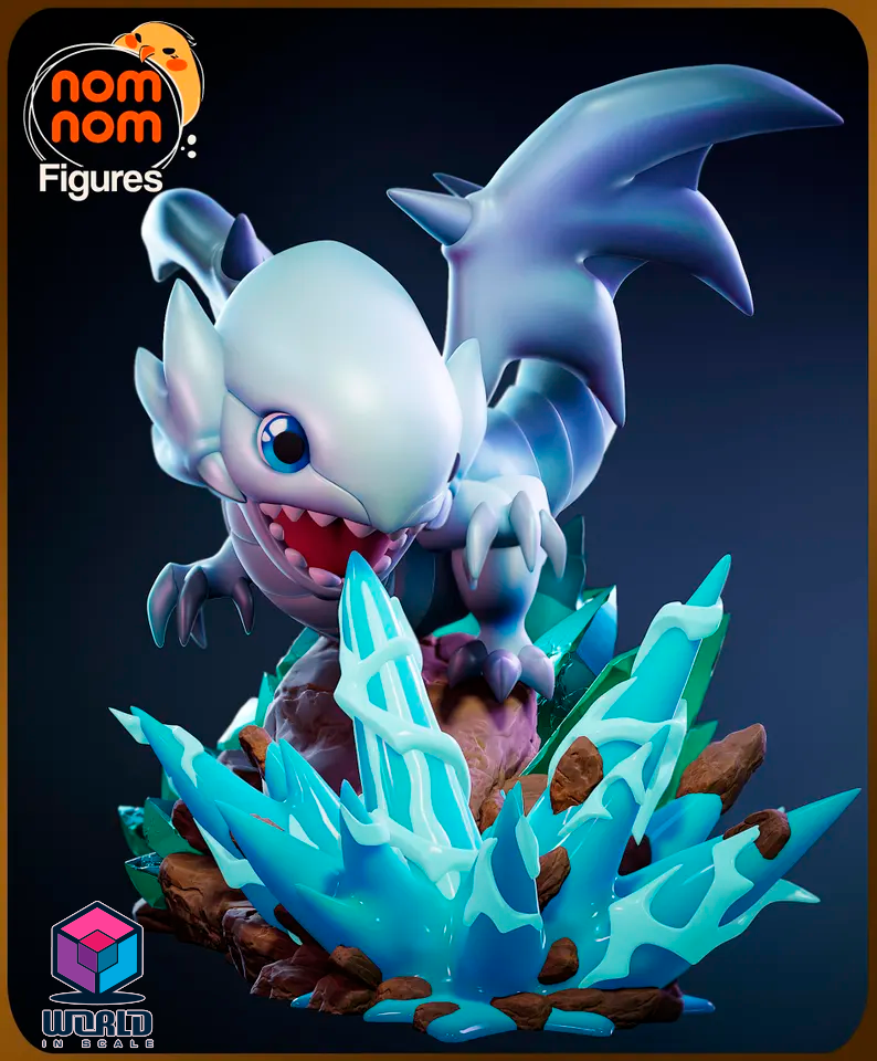 NomNom -Chibi Dragon blue ayes