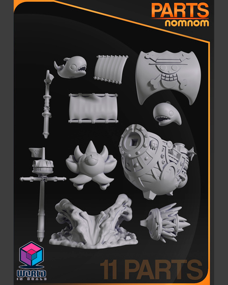 NomNom - Chibi Thousand Sunny from One Piece