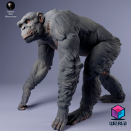 Common chimpanzee -Animal Den Miniatures