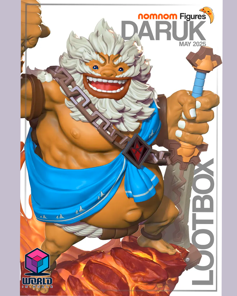 NomNom -Daruk  from Zelda Breath  of the wild.