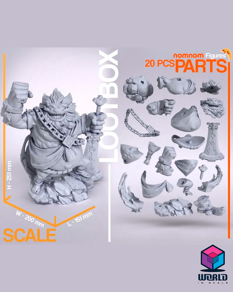 NomNom -Daruk  from Zelda Breath  of the wild.