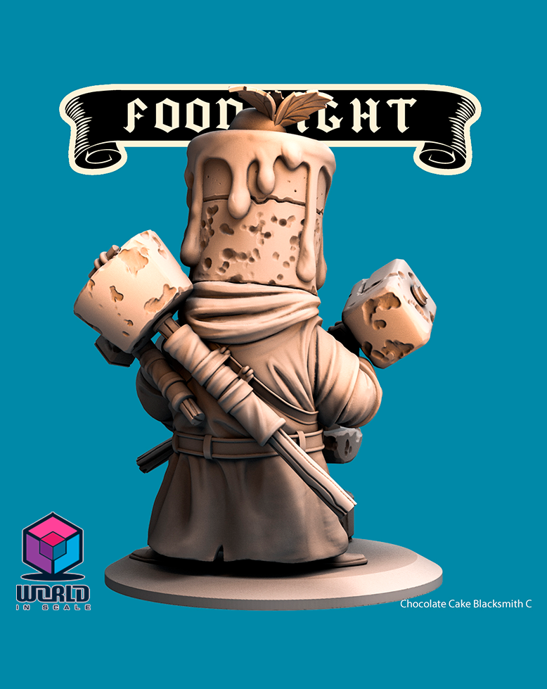 Food Fight - Chocolate Cake Blacksmith.