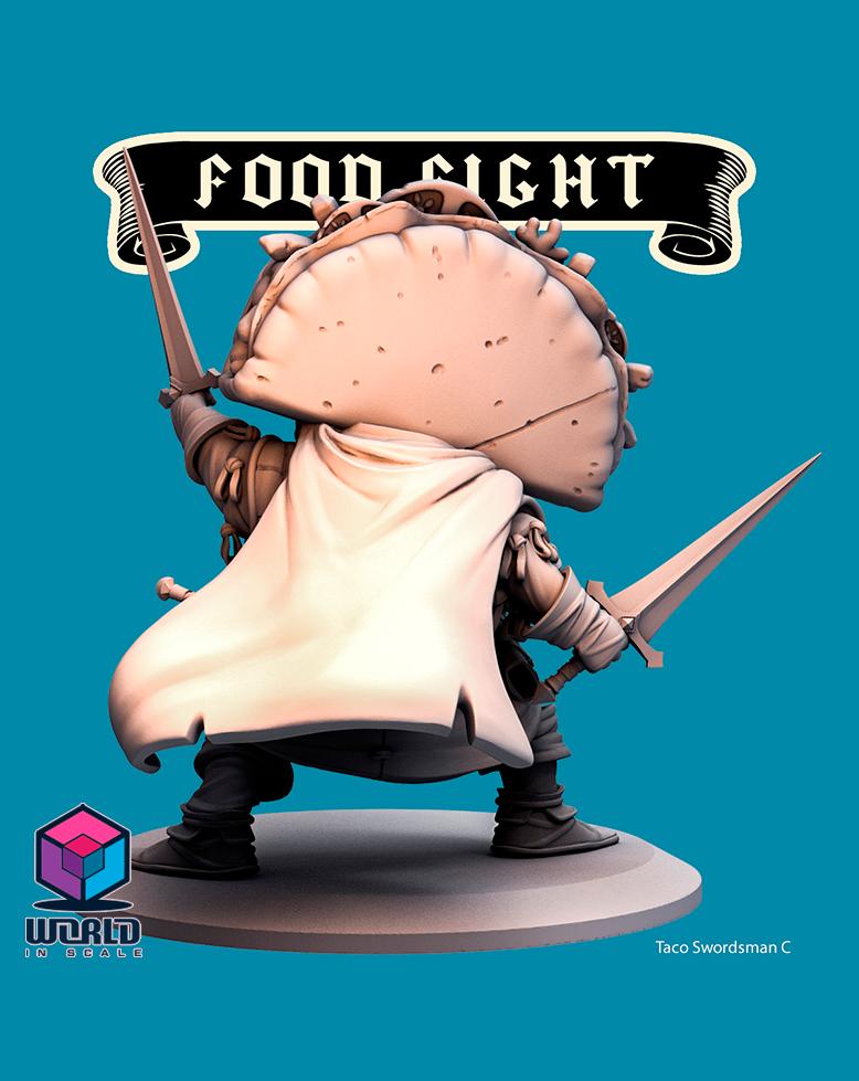 Food Fight - Taco Swordsman.
