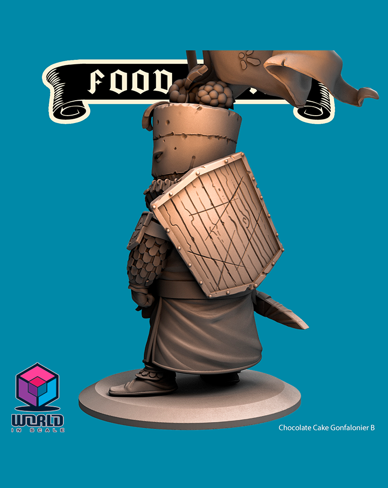 Food Fight - Chocolate Cake Gonfalonier.