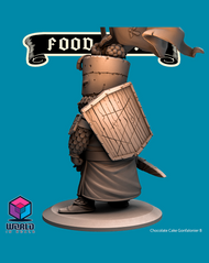 Food Fight - Chocolate Cake Gonfalonier.