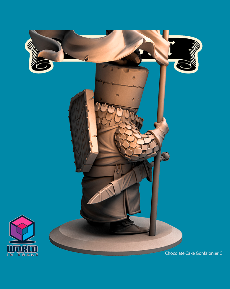 Food Fight - Chocolate Cake Gonfalonier.