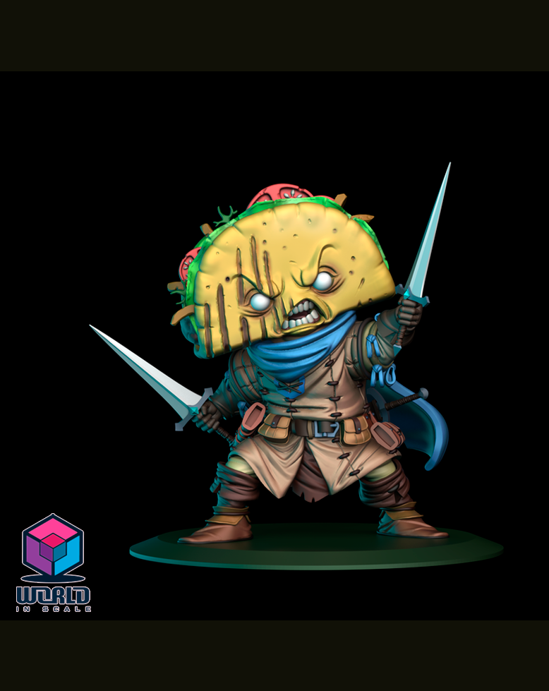Food Fight - Taco Swordsman.