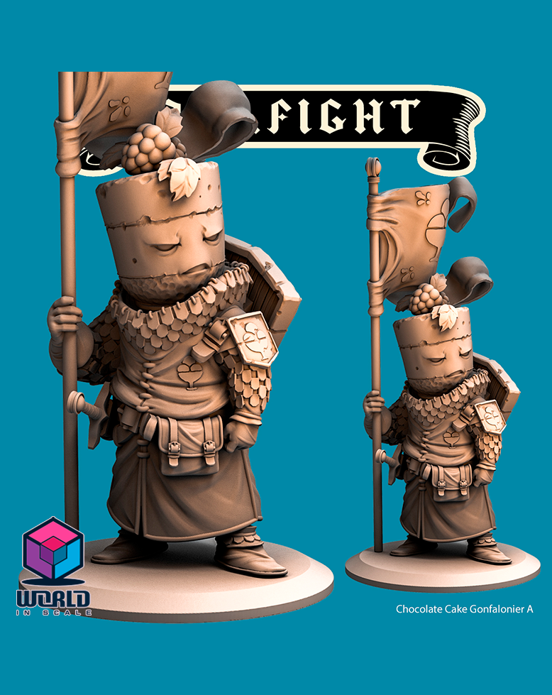 Food Fight - Chocolate Cake Gonfalonier.