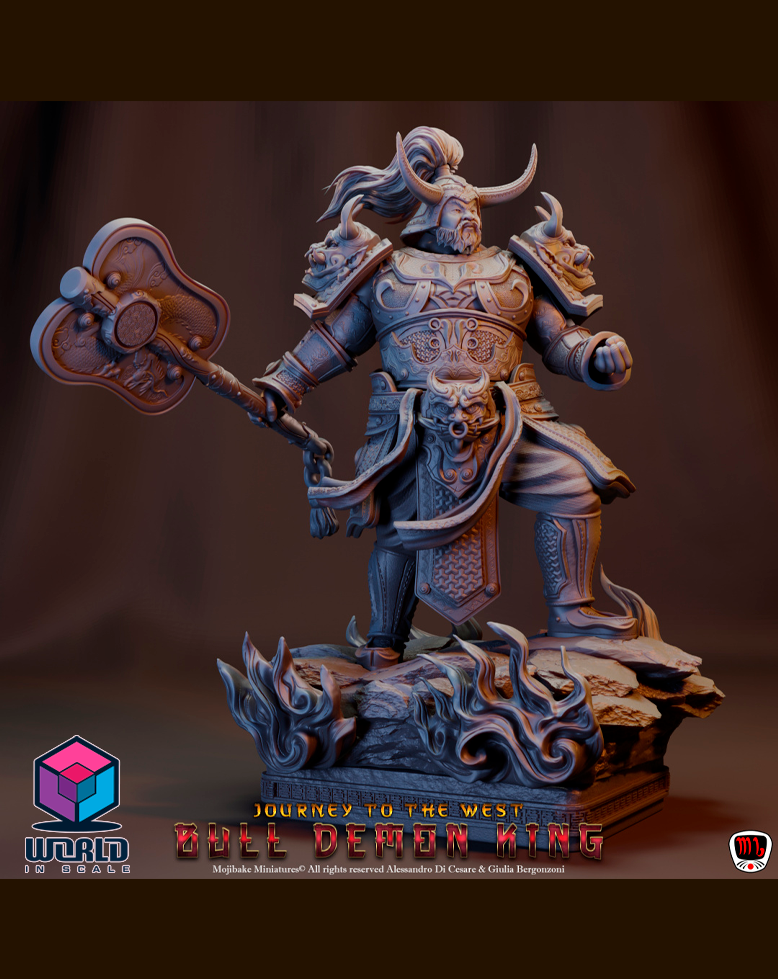 Bull Demon King Diorama- Mojibake Collectibles.