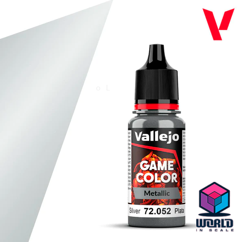 Vallejo-Game Color-Metallic silver-72.052