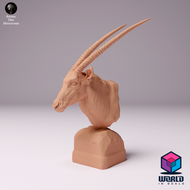 Animal Den Miniatures - Gemsbok Bust