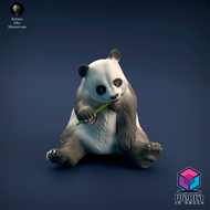 Giant Panda-Animal Den Miniatures