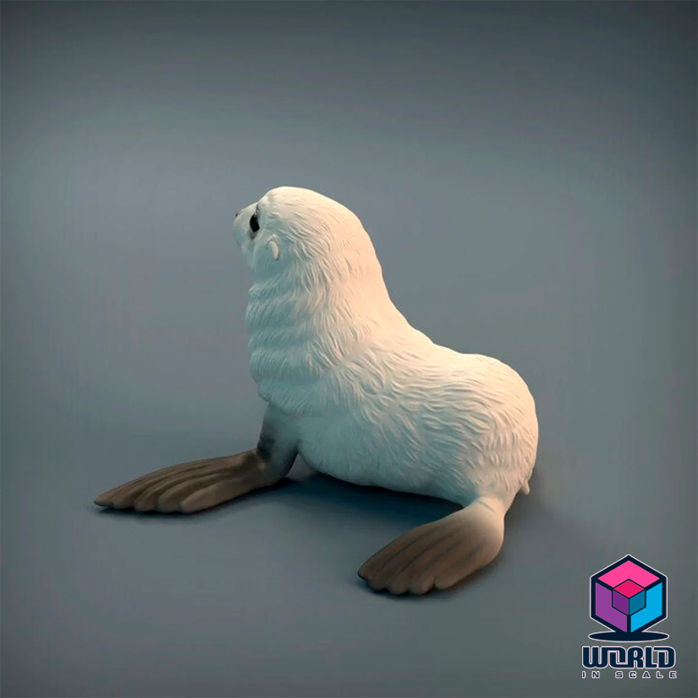 Harp Seal Pup -Animal Den Miniatures