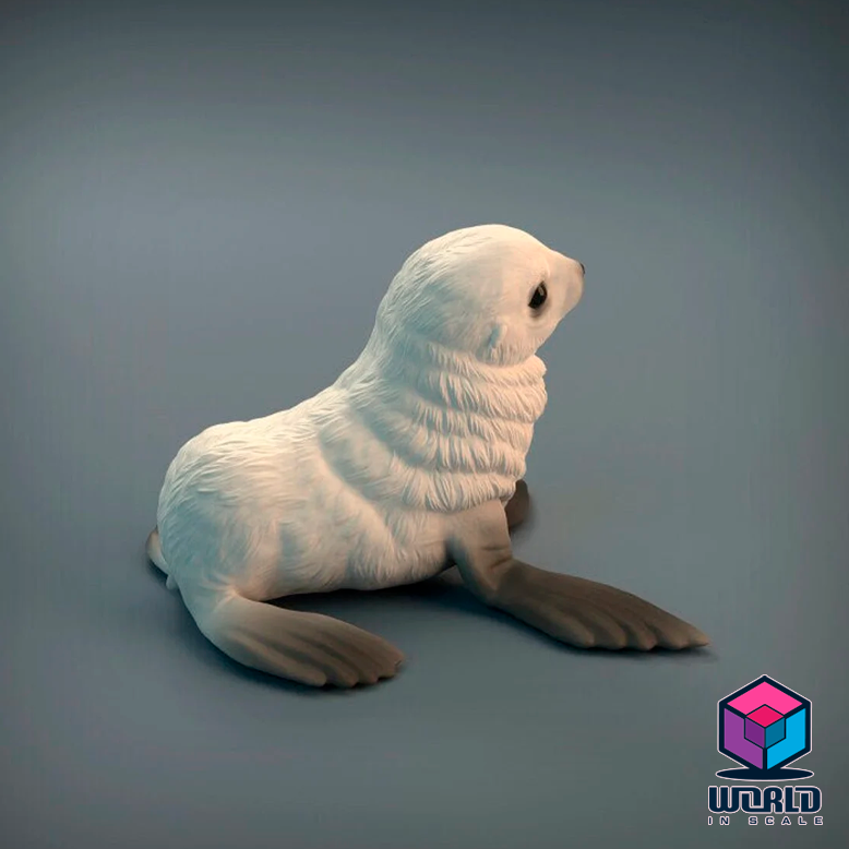 Harp Seal Pup -Animal Den Miniatures