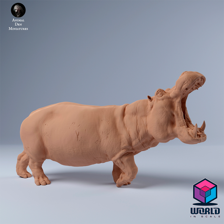 Hippo-Animal Den Miniatures
