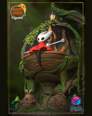 NomNom - Hornet from Hollow Knight.