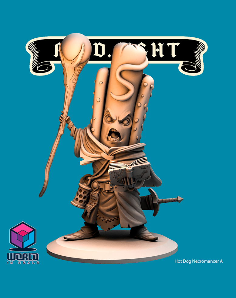 Food Fight - Hot Dog Necromancer.