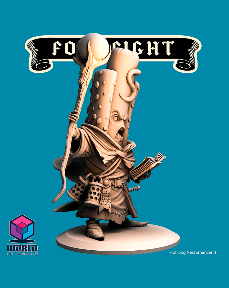 Food Fight - Hot Dog Necromancer.