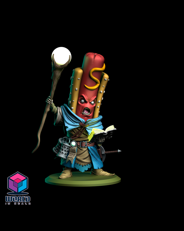 Food Fight - Hot Dog Necromancer.