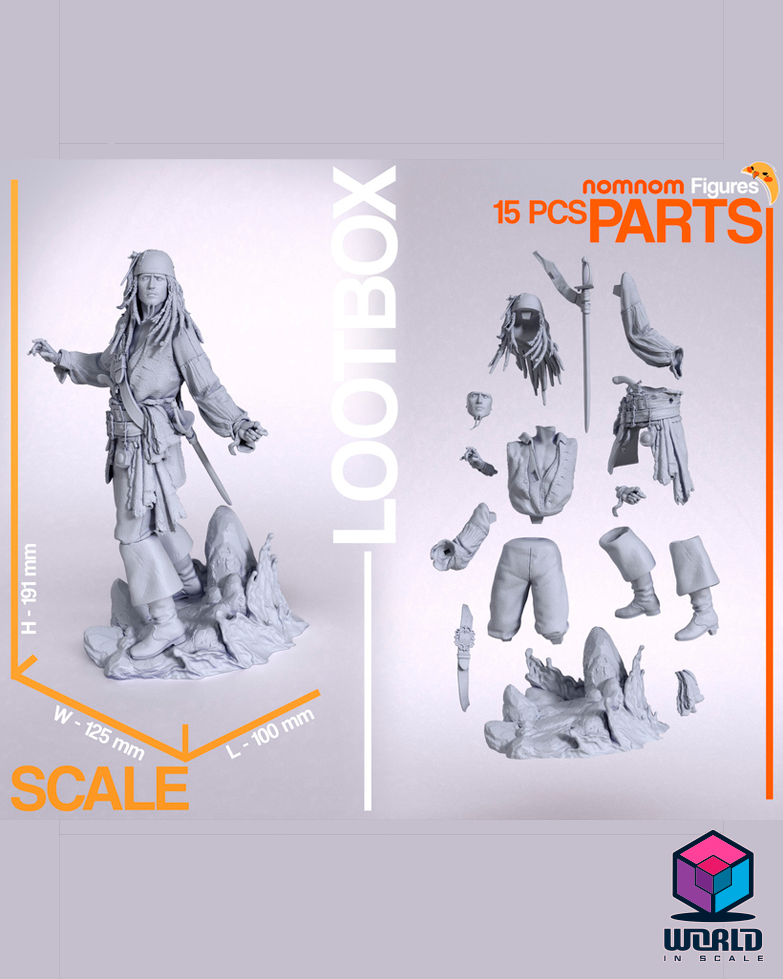 NomNom - Jack Sparrow - Pirates of the Caribbean.