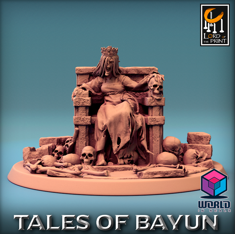 Kikimora Princess Throne-Tales of Bayun Lord of The Print.