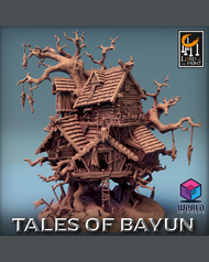 Isba la casa de Baba Yaga -Tales of Bayun Lord of The Print.