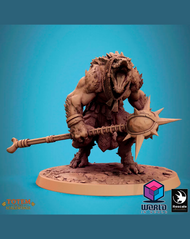 Totem of the Scalewings - Lizardman Champion Dreadscale