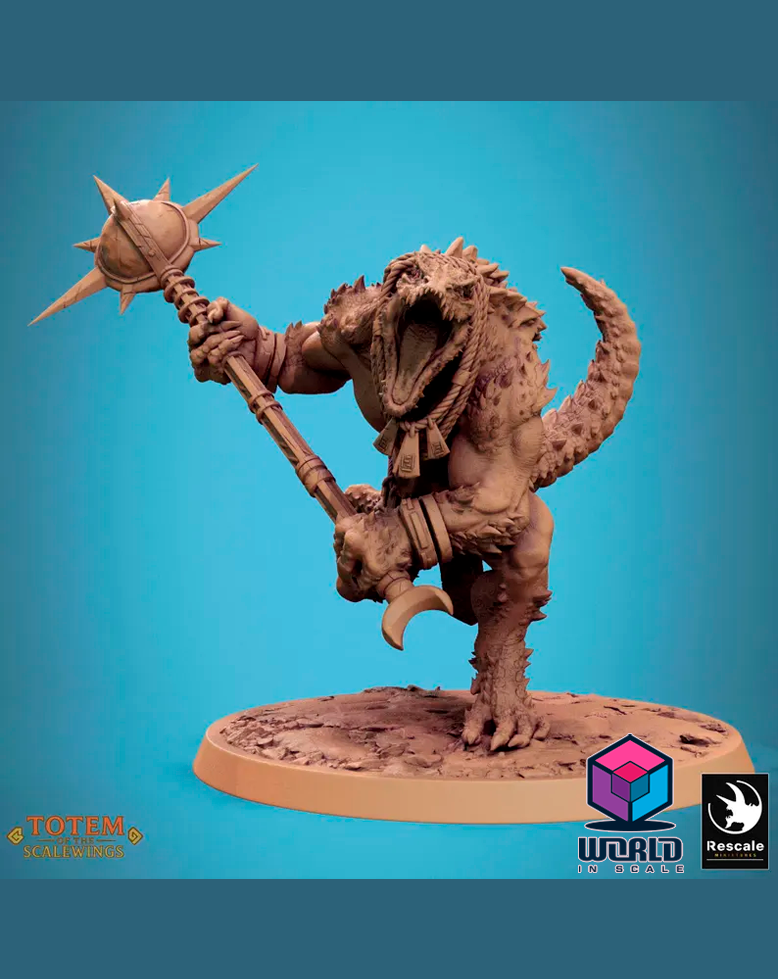 Totem of the Scalewings - Lizardman Champion Dreadscale