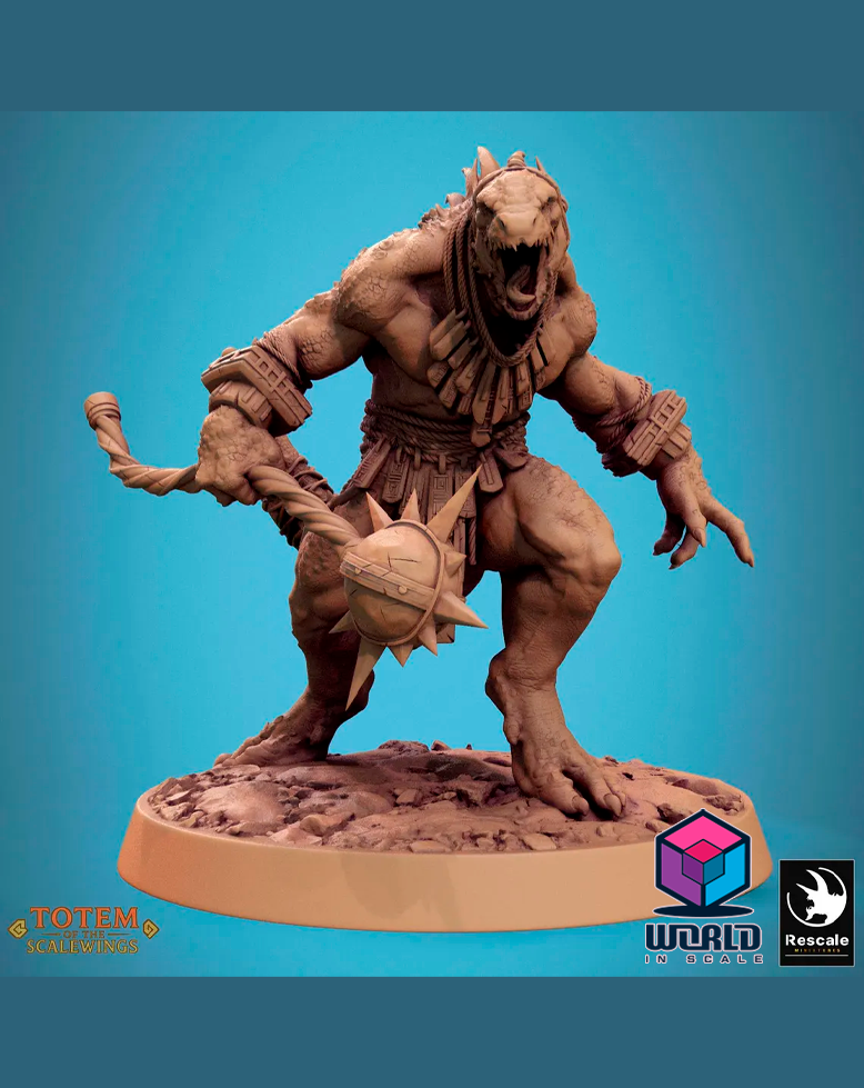 Totem of the Scalewings - Lizardman Elite Warfang
