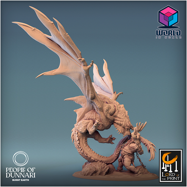 Sand Wyvern- People Of Dunari,Burnt earth,Lord of The Print.