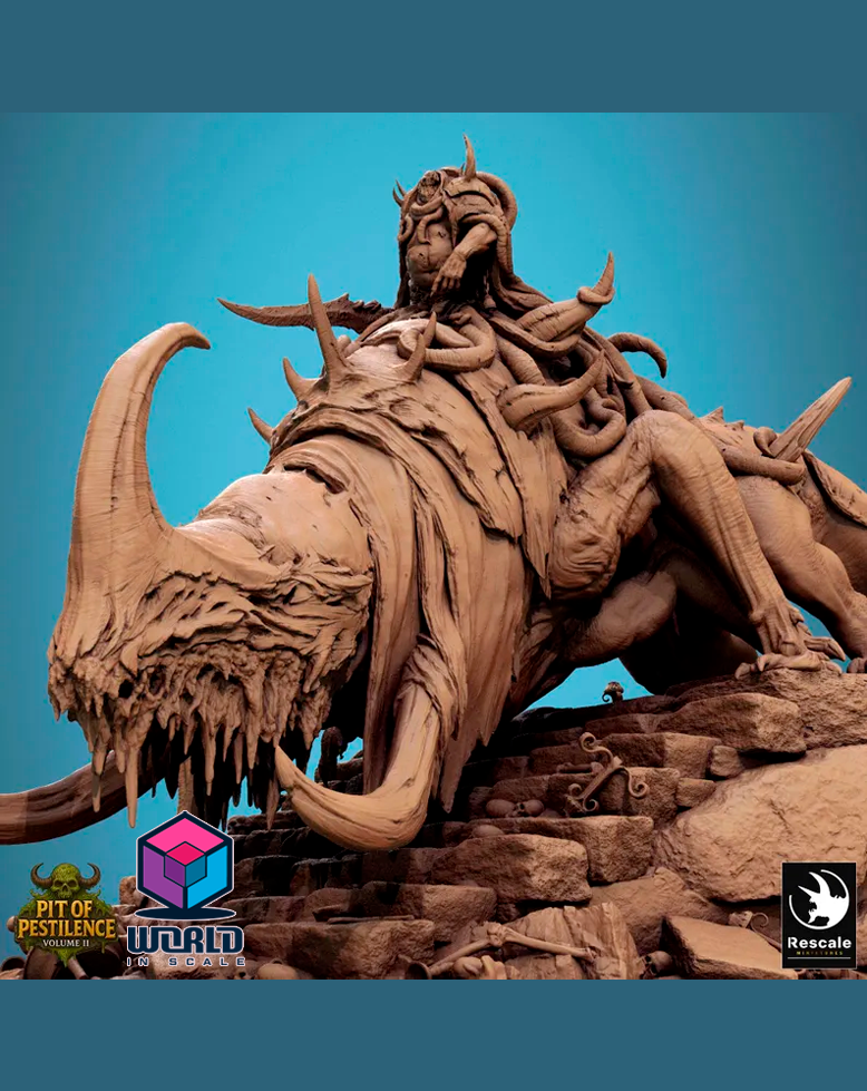 Pit of Pestilence Vol.II - Mawcoil mounted by the Blight Father.