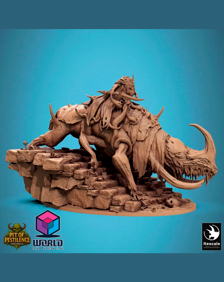 Pit of Pestilence Vol.II - Mawcoil mounted by the Blight Father.