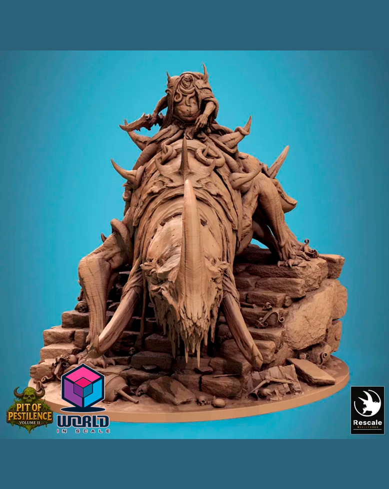 Pit of Pestilence Vol.II - Mawcoil mounted by the Blight Father.