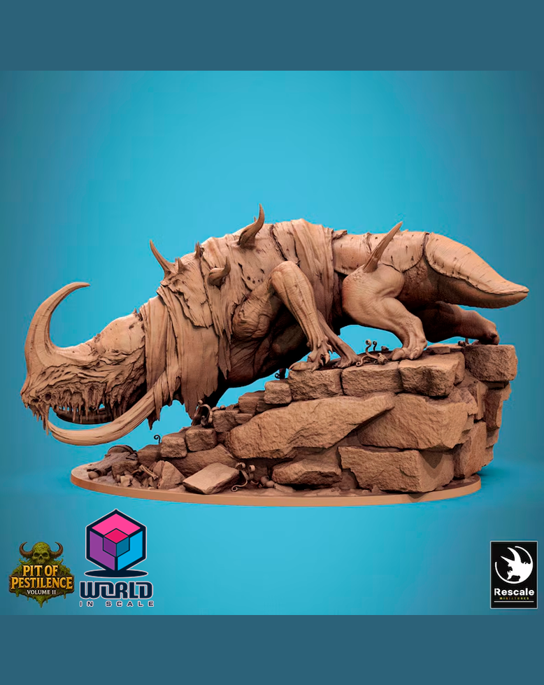 Pit of Pestilence Vol.II - Mawcoil mounted by the Blight Father.