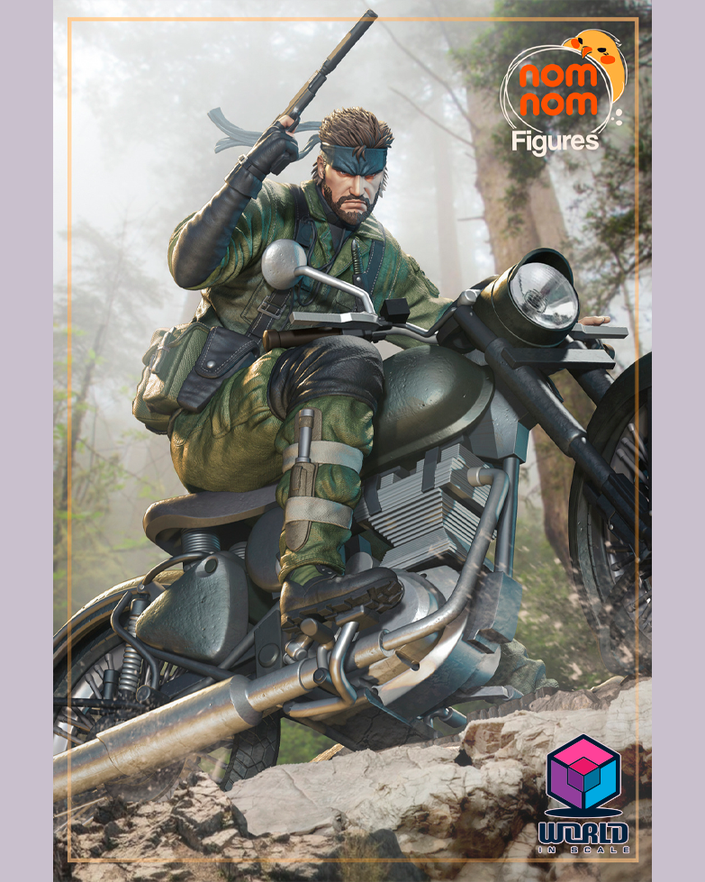 NomNom - Naked Snake from Metal Gear Snake Eater.