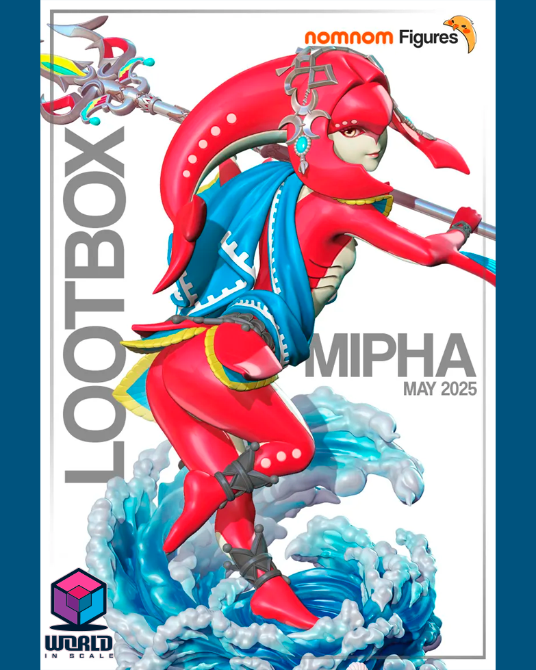 NomNom - Mipha from Zelda Breath  of the wild.