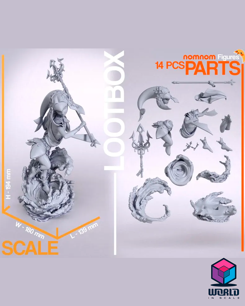 NomNom - Mipha from Zelda Breath  of the wild.