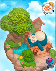 Nom Nom Chibi Snorlax de Pokemon.