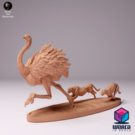 Animal Den Miniatures - North African Ostrich