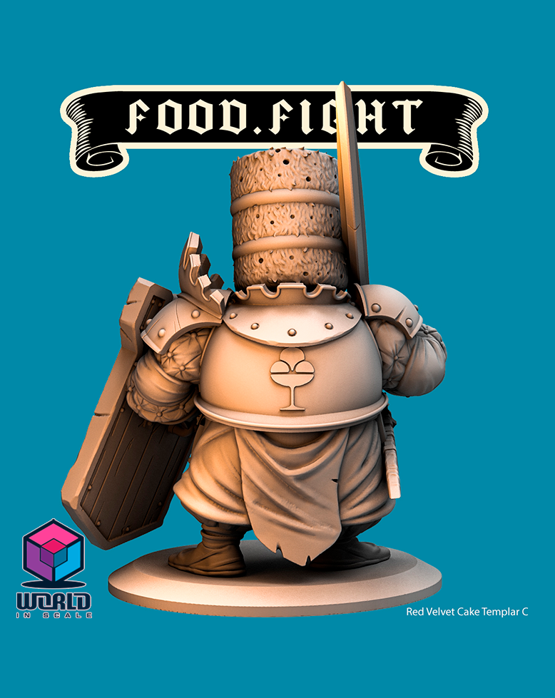 Food Fight - Red Velvet Cake Templar.