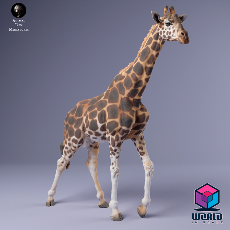 Rothschild Giraffe Male-Animal Den Miniatures