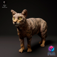 Scottish-Wildcat-Animal Den Miniatures
